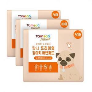 탐사 프리미엄 강력흡수 배변패드 라벤더향, L(60x48cm), 30개입, 3개 one option