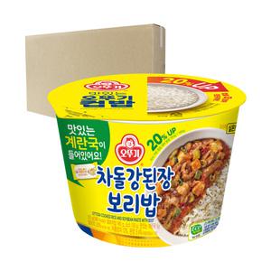 [무료배송] 오뚜기 컵밥 차돌 강된장보리밥 315g 12입