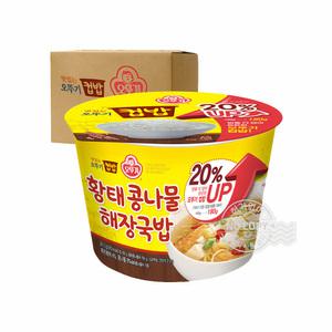 [무료배송] 오뚜기 컵밥 황태콩나물 해장국밥 301.5g 12입
