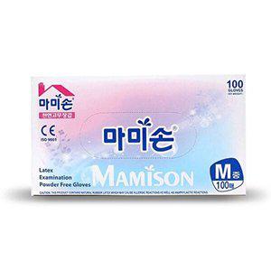 마미손 라텍스 장갑 SML 100매_WF2CC21