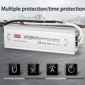 MZMW 방수 스위칭 전원 공급 장치 LPV-120W, 조명 변압기 LED 드라이버, 150W, 200W, AC/DC, 12V, 36V, 48V