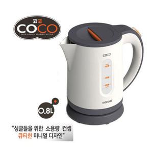 키친아트 코코 미니 무선포트 0.8L KAEK-GF08 무선 커피포트 전기 주전자 가정용