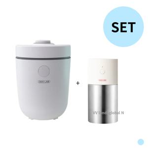 디디오랩 풀페이스 스텐 가습기 + 미니 아이보리 SET