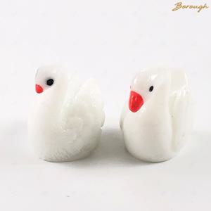 모형 피규어 백조 새 테라리움 인형 수족관 화분 화단