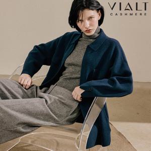 비알트(VIALT) 캐시미어100 니트코트