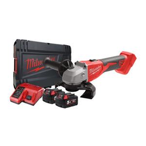 밀워키 M18 BLSAG100X-502X  충전 4인치그라인더 5.0AH 배터리 두개