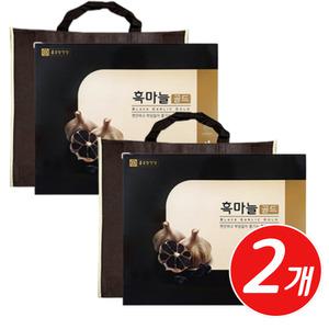 프리미엄 국산 발효 숙성 흑마늘 농축 엑기스 진액 60포 x 2개 중년 시니어 남성 남편 관리 흙마늘즙 회사