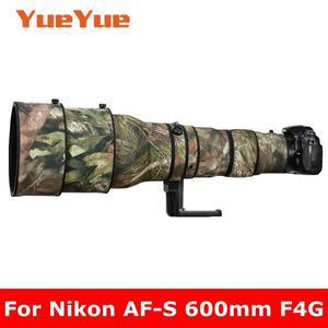 카메라 AF-S 600mm F4 G ED VR 방수 렌즈 위장 코트 레인 커버 보호 케이스 나일론 건
