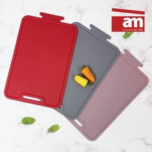 [AM](강남점)1+1+1 3종세트 am 실리콘 도마 양면 위생 열탕소독 이유식 도마 밀림방지