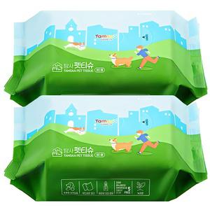 펫티슈 동물용의약외품 반려동물 물티슈 80개입 6팩
