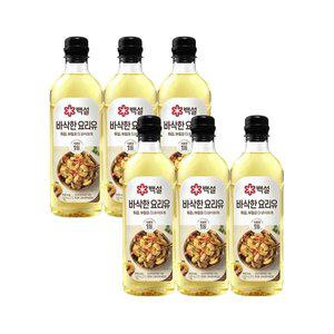 [기타]백설 바삭한 요리유 900ml x6개