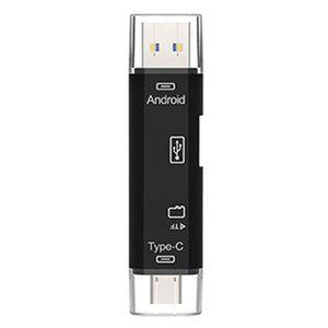 비즈 3in1 멀티 카드리더기 5핀 C타입 USB (블랙) (WFFPX3M)