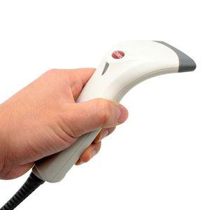 유선 USB 바코드 스캐너 PC방 편의점 도서관 화이트 핸드 리더기 스캔 인식기 스케너