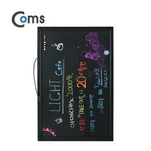 Coms LED 형광 보드판 네온보드 블랙보드 40x60cm (WFFQAML)