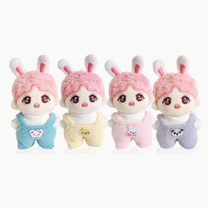 10CM 아이돌 솜 멜빵 인형 옷 솜뭉치