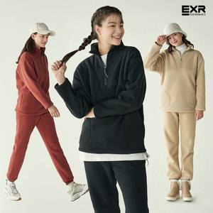 [EXR]EXR 여성 기모 후리스 아노락+조거팬츠 세트