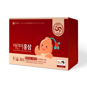 종근당건강 어린이 홍삼 30포 / 면역력 증진 키즈 아이 유아 초등학생