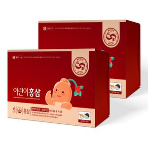 종근당건강 어린이 홍삼 30포 2개 / 2개월분 면역력 증진 키즈 아이 유아 초등학생