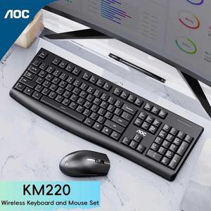 키보드 신시사이저 KM220 무선 및 마우스 세트 초콜릿 비즈니스 사무실 가정용 노트북 데스크탑 컴퓨터