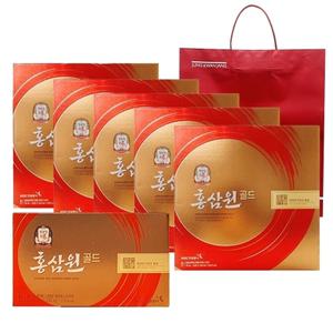 정관장 홍삼원골드 500ml x 30포 5박스 무료배송 쇼핑백 구성 설/추석/명절 선물세트