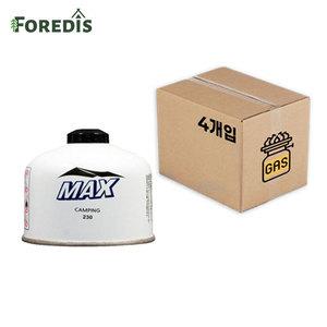 맥스 이소가스 이소부탄가스 캠핑 230g 4개입