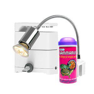 [초록끈]거북이여과기AMZ-XN400+250ml감마루스+XN400조명세트