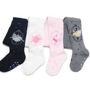 발레리나 디자인 여자아이 타이즈 아기 유발 레깅스