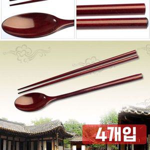 제사 지낼때 사용하는 수저세트 4인 숟가락 젓가락