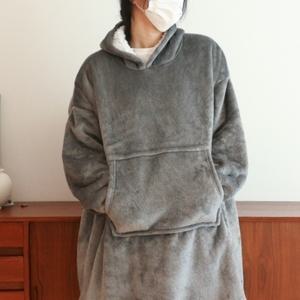 초극세사 집순이 입는 후드 망토 담요 이불 겨울 블랭킷 블랑켓담요