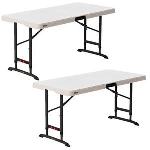 (코스트코 상품) 라이프타임 다목적 직사각 높이조절테이블 122cm 2PK