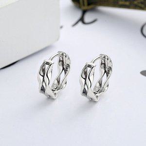 순은 실버925귀걸이 웨이브스크류E046 링귀걸이