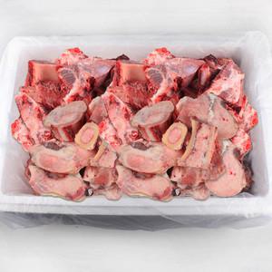 한우 사골2kg 잡뼈4kg 총6kg 뼈전문 한우 사골 곰국 소뼈