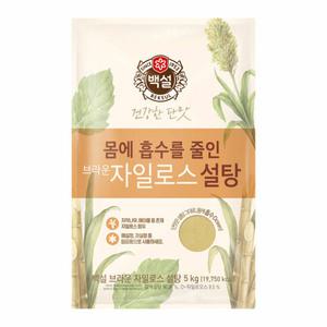 CJ제일제당 백설 브라운 자일로스 설탕 5kg x2개