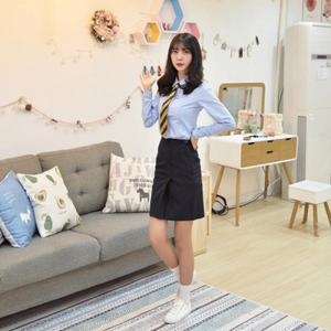 교복몰 (빅사이즈) 여성 프리미엄 스판 파랑셔츠 교복여자교복 교복블라우스 여자교복셔츠 교복 교복셔츠 교복쇼핑몰 예쁜교복 학생셔츠 여고교복 여학생교복 고등학교교복 중학생교복 중학교교복