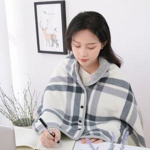 따뜻한 극세사 사무실 숄 무릎 망토 담요 캠핑 케이프담요