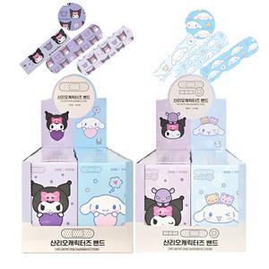 산리오 캐릭터즈 밴드 12매입 x 20개 시나모롤 표준 5 + 혼합 5 쿠로미 표준 5 + 혼합 5