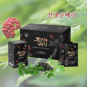 진생순베리 60ml 30포 (인삼열매진액 효능스틱 인삼열매 국산) 진생베리, 60ml, 1개