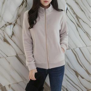 [다잇템] 여자 멀티컬러 데일리 하이넥 FW 플리스 집업