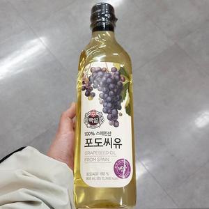 CJ_백설포도씨유_900ML d20012