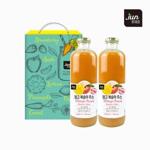 망고복숭아주스 1000ml x 2병 (선물세트 케이스포함)