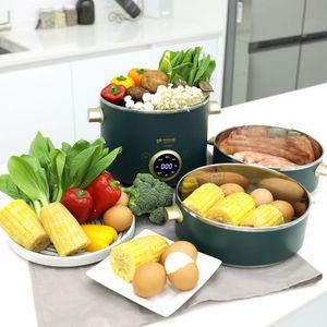 키친아트 3단 멀티찜기 그린 KA-G2534 멀티쿠커