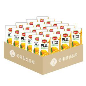 롯데칠성 델몬트 드링크망고 190ml PACK 32개 음료 과일 과즙 팩