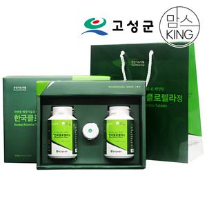 [고성군][한국클로렐라]한국클로렐라정(300mg x 500정) 2개월분 선물세트