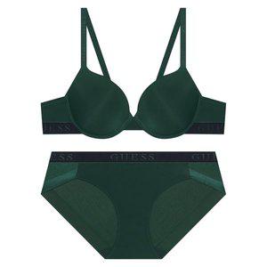 [게스언더웨어](강남점)블랙밴딩 골드로고 캐주얼 와이어브라+팬티세트DGR(GDWBR911/BP911)