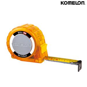 코메론 컬러스 쟁이 줄자 5mx25mm KMC-25CVT 양면 측정 자동 오토