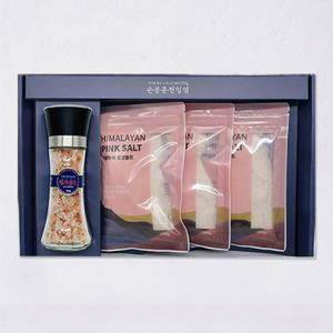 [롯데백화점]자연맛남 신안 비금도 핑크솔트 4종 선물세트