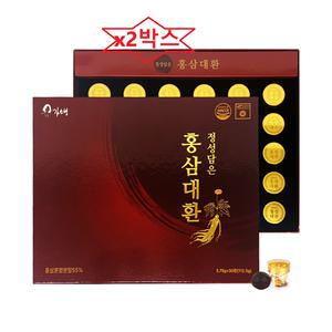 김소형정성담은홍삼대환 30환x2박스 홍삼혼합분말 국내산6년근
