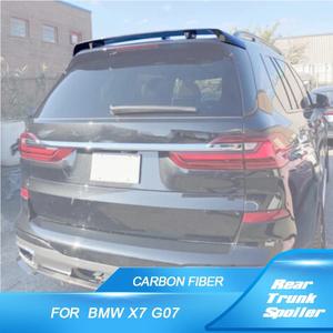 BMW X7 G07 19-23년형 리얼 카본 루프 스포일러 트렁크 립