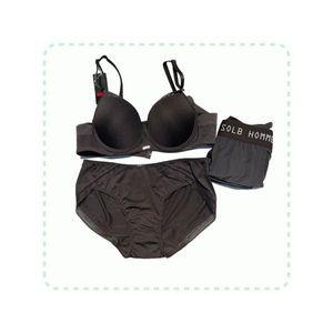 [솔브] 정상  데일리 등살보정 브라+팬티+남성드로즈 커플세트 F컵 SBRD317F SPTD317A S.._P350529827