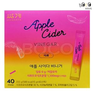 쌍계 애플사이다비니거 사과 5g x 40스틱 코스트코 애사비 비니거